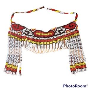 Afghan beaded choker intricate